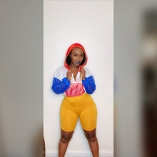 Load image into Gallery viewer, Color Block Netted Jacket
