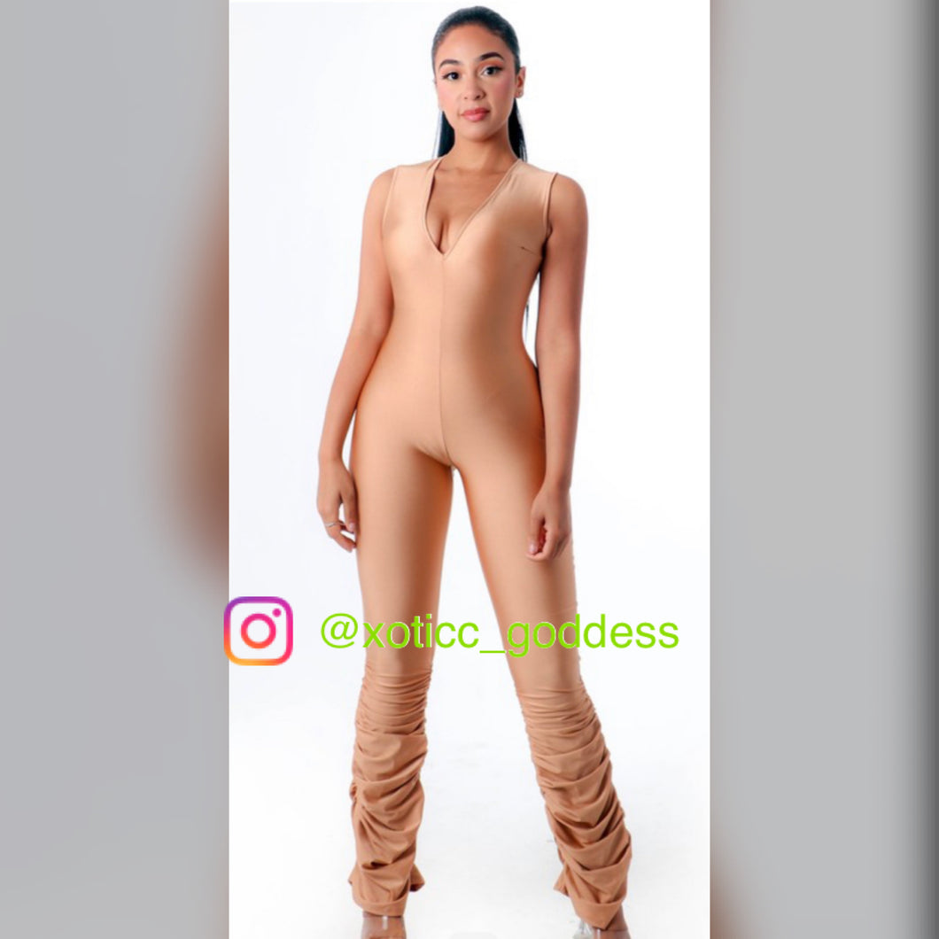 Nude Stacked Bodysuit